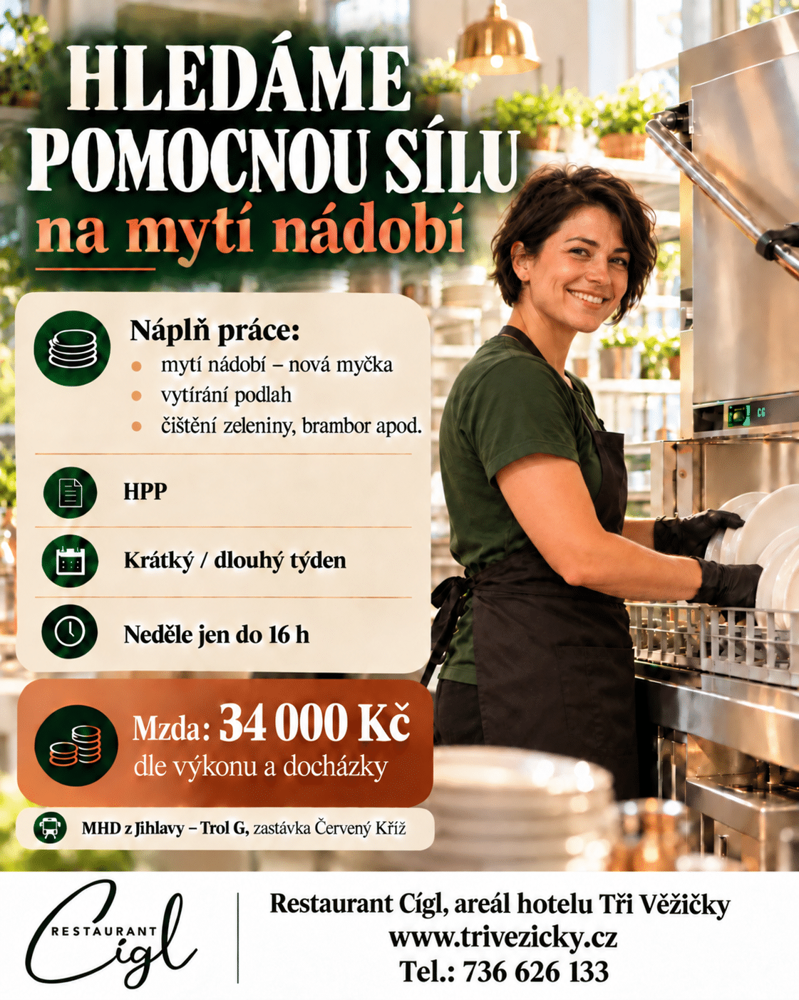 Hledáme pomocnou sílu na&nbsp;mytí nádoví