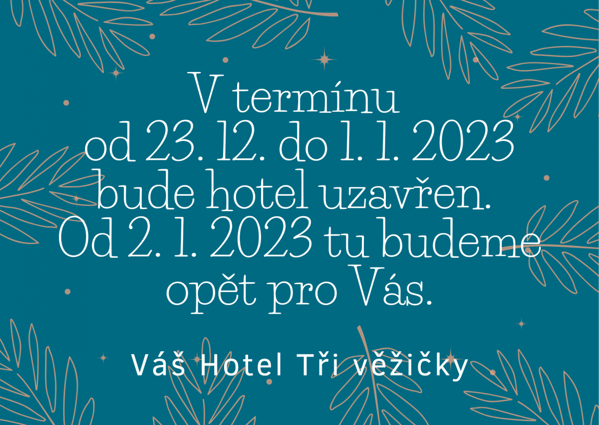 Vánoční otevírací doba hotelu a kongresového centra